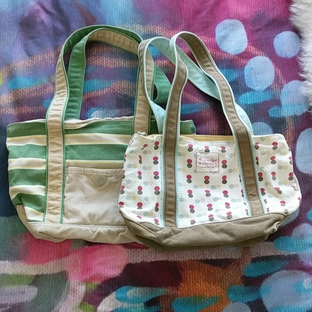 2 AE Canvas Bags